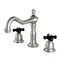 Kingston Brass KS1978PKX Duchess Widespread Bathroom Faucet W/ Brass Pop-Up, Nickel KS1978PKX - alternate 1